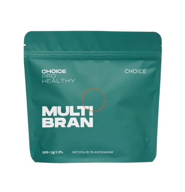 Choice, Pro Healthy, MULTI BRAN, клетчатка, 300г
