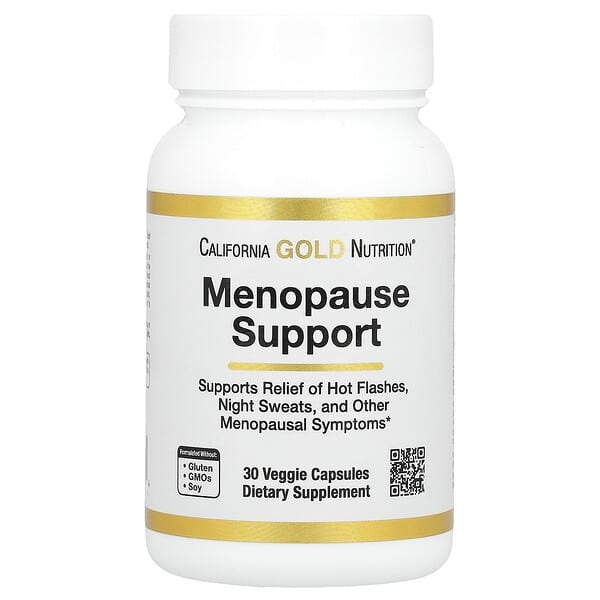 California Gold Nutrition, Menopause Support, засіб для підтримки під час менопаузи, 30 капсул